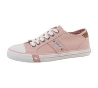 MUSTANG Damen Low-Top Sneaker, Frauen Halbschuhe,Laufschuhe,schnürschuhe,schnürer,straßenschuhe,Strassenschuhe,Sportschuhe,Rosa,39 EU