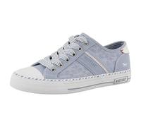 MUSTANG Damen Low-Top Sneaker, Frauen Halbschuhe,Strassenschuhe,Sportschuhe,Freizeitschuhe,Turnschuhe,Laufschuhe,schnürer,Blau,42 EU