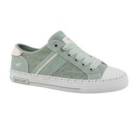 MUSTANG Damen Low-Top Sneaker, Frauen Halbschuhe,Turnschuhe,Laufschuhe,schnürschuhe,schnürer,straßenschuhe,Sportschuhe,Türkis,38 EU