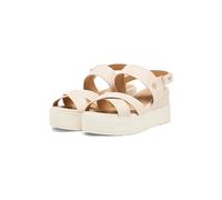 MUSTANG Damen Plateau-Sandalen mit Dicker Sohle 1459-801-243 Ivory 42