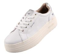 MUSTANG Damen Plateau Sneaker Weiß EU 40