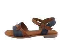 MUSTANG Damen Riemchen-Sandalen Feelija 26M0072006 Weite Normal Schnalle Polyurethan PU Navy 00003 38 EU