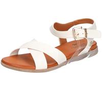 Mustang Damen 1424-801 Flache Sandale, weiss, 39 EU