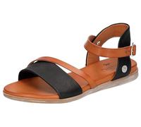 MUSTANG Damen 1424-802 Flache Sandale, Schwarz, 40 EU