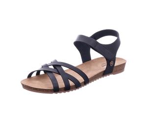 Mustang Damen Sandalen für Damen, schwarz, Größe 37 EU