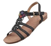 MUSTANG Damen Sandalen Schwarz EU 37