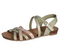 MUSTANG Damen Sandalette in grün - Gr. 40