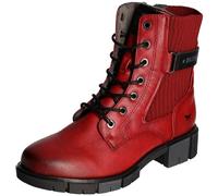 Mustang Stiefelette Lederimitat Rot Warmfutter