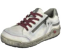 MUSTANG Damen Schnürschuh Halbschuh Reißverschluss Schnürung 1290-302, Größe:38 EU, Farbe:Weiß