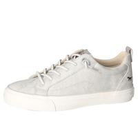MUSTANG® Lederimitat/Textil Sneaker, silber, 39 Silber