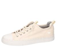 MUSTANG Damen Schnürschuh Stoffschuh mit Gummisohle rutschfest leicht 1376-308, Größe:39 EU, Farbe:Beige