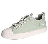 MUSTANG Damen Schnürschuh Stoffschuh mit Gummisohle rutschfest leicht 1376-308, Größe:39 EU, Farbe:Grün