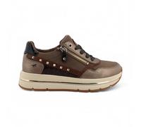 Mustang Damen Schnürschuhe, Plateau-Sneaker - M0332001 - Braun US 39