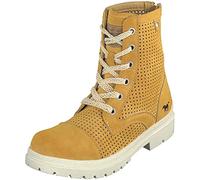 MUSTANG Damen Schnürstiefelette Combat Boots 1207-506, Größe:39 EU, Farbe:Gelb
