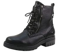 Mustang Damen Schnürstiefelette Stiefelette Booty 1397-501, Größe:39 EU, Farbe:Schwarz