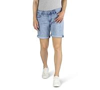 MUSTANG Damen Shorts Bermuda Kurze Jeans Hose Regular Jeansshorts Hotpants Basic Denim Stretch Baumwolle Blau w26, Größe:W 26, Farbe:Medium Middle (412)