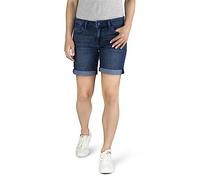 MUSTANG Damen Shorts Bermuda Kurze Jeans Hose Regular Jeansshorts Hotpants Basic Denim Stretch Baumwolle Blau w25, Größe:W 25, Farbe:Medium Dark (782)