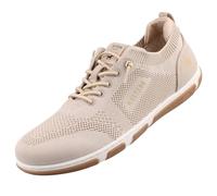 Slip-On Sneaker MUSTANG SHOES, Damen, Gr. 44, beige, Textil, casual, Schuhe, Freizeitschuh, Halbschuh, Schlupfschuh, mit Elastik-Schnürsenkel (45042860-44) beige