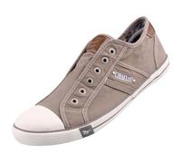 MUSTANG Damen Slipper Bequeme Sneaker Halbschuhe 1099-409, Größe:40 EU, Farbe:Grau