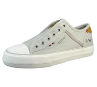 MUSTANG Damen Slipper Canvas Sneaker Freizeitschuh 1272-402, Größe:41 EU, Farbe:Grau