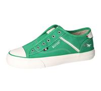 MUSTANG Damen Slipper Canvas Sneaker sportlich 1272-402, Größe:39 EU, Farbe:Grün