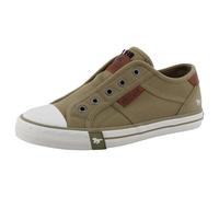 MUSTANG Damen Sneaker Baumwolle sportlich Slipper 26M0242004, Größe:37 EU, Farbe:Grün