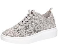 MUSTANG Damen Sneaker Court Makramee Blumen Netzstruktur 1468-301, Größe:38 EU, Farbe:Grau