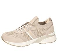 MUSTANG Slip-On Sneaker 1358-321 Damen Baumwolle elastischer Bund Beige Gr. 40
