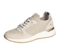 MUSTANG Damen Sneaker Freizeitschuh Schnürung sportlich Halbschuhe 1487-301, Größe:38 EU, Farbe:Beige