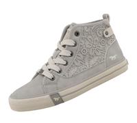 Sneaker MUSTANG SHOES "Mustang Shoes Sneaker Lederimitat/Textil", Herren, Gr. 37, grau, Lederimitat, Textil, Schuhe Sneaker (52561524-37) grau