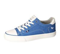 MUSTANG Damen Sneaker Halbschuhe Freizeitschuh Schnürung sportlich 1272-307, Größe:38 EU, Farbe:Blau