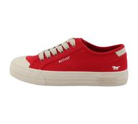 MUSTANG Damen Sneaker Low-Top Venya 26M0232003 Weite Normal Schnürung Wolle red 00004 41 EU