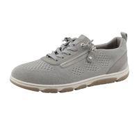 MUSTANG Damen Sneaker Mesh unifarben Reißverschluss 26M0582002, Größe:41 EU, Farbe:Grau