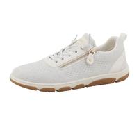 MUSTANG Damen Sneaker Mesh unifarben Reißverschluss 26M0582002, Größe:41 EU, Farbe:Weiß