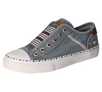 MUSTANG Damen Sneaker Slipper dezente Farben mit Gummisohle1376-402, Größe:37 EU, Farbe:Mehrfarbig