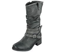 MUSTANG Damen Stiefel Halbschaftstiefel 1229-605, Größe:37 EU, Farbe:Grau