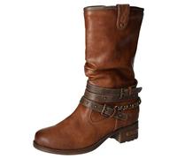 MUSTANG Damen Stiefel Halbschaftstiefel 1229-605, Größe:38 EU, Farbe:Braun