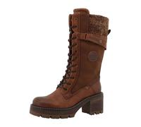 MUSTANG Damen Stiefel mit Blockabsatz und Schaftlasche 15M0132005, Größe:39 EU, Farbe:Braun