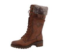 MUSTANG Damen Stiefel mit Reißverschluss und Plüsch 15M0082003, Größe:42 EU, Farbe:Braun