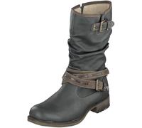 MUSTANG Damen Stiefel Stiefelette Winterschuhe Warmfutter 1139, Größe:37 EU, Farbe:Grau