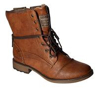 Mustang Stiefelette Lederimitat Cognac