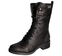 Mustang Stiefel Leder/Textil Schwarz Warmfutter