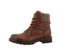 Winterstiefelette MUSTANG SHOES "Bienke", Damen, Gr. 42, braun, Lederimitat, Textil, Schuhe, Winterboots mit TEX-Membrane (21706146-42) braun