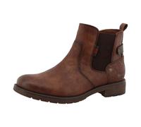 Winterboots MUSTANG SHOES "Elfi", Damen, Gr. 36, cognac, Lederimitat, Textil, used, Schuhe, Winterboots mit Stretcheinsatz, Topseller (86205620-36) cognac