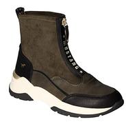 MUSTANG Damen Stiefelette High Top Sneaker Reißverschluss vorne 1438-501, Größe:40 EU, Farbe:Grün