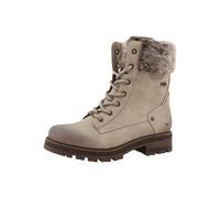 MUSTANG Damen Stiefelette Kunstfellsaum 15M0042001, Größe:39 EU, Farbe:Beige