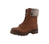 MUSTANG Damen Stiefelette Kunstfellsaum 15M0042001, Größe:40 EU, Farbe:Braun