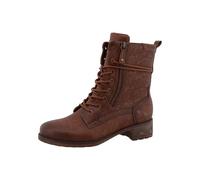 Winterstiefelette MUSTANG SHOES "Fabienne", Damen, Gr. 38, cognac, Lederimitat, Textil, used, Schuhe, Stiefelette, Winterboots mit Warmfutter (37837553-38) cognac