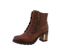 MUSTANG Damen Stiefelette mit Gummizug und Zierprägung 15M0182001, Größe:38 EU, Farbe:Braun