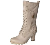 MUSTANG Damen Stiefelette mit Nieten und Zierreißverschluss 1141-617, Größe:40 EU, Farbe:Beige